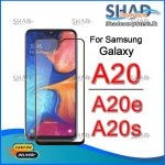Samsung Galaxy A20s Full Glue Tempered - Black Border