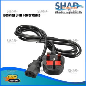 Power Cable - 3 Pin UK Plug AC Power Cable Wire With Fuse For PC, Rice Cooker, Kettle
