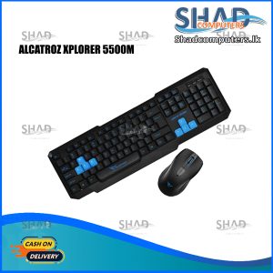 Alcatroz Xplorer 5500M Multimedia Keyboard and Mouse Combo