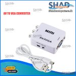 Mini HD AV2VGA Video Converter Convertor Box AV RCA CVBS to VGA Video Converter Conversor with 3.5mm Audio to PC HDTV Converter