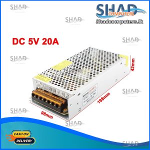 5V 20A 100W AC to DC Power Supply Transformer Adapter Converter