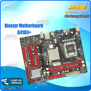 Biostar Motherboard (G41D3+)
