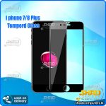 i Phone 7/8 Plus Tempered (Black)