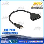 HDMI MALE TO 2 HDMI FEMALE 1 IN 2 OUT SPLITTER CABLE ADAPTER CONVERTER