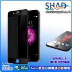 i Phone 7/8  Matte Tempered (Black)