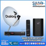 Dialog Television Satellite Dish With Accessories