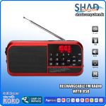 Rechargeable Fm Radio WITH USB