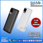 OMS 10,000mAh V12 Power Bank With 22.5W PD Fast Charging