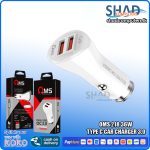 OMS 218 36W Type C Car Charger 3.0