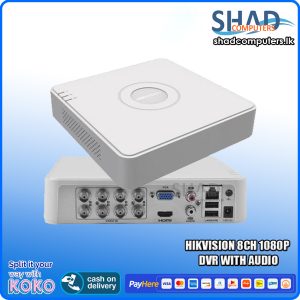 Hikvision 8CH 1080P DVR With Audio