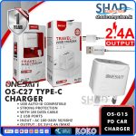 ONESAM Type C Fast Charger with Data Cable (C27)