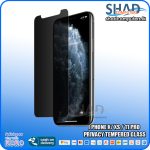 i Phone X/ XS / 11 Pro Privacy Tempered Glass
