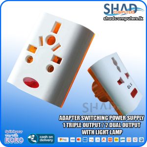 Adapter Switching Power Supply 1 Triple Output / 2 Dual Output With light lamp