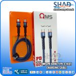 Oms PD 60W Type C Fast Charging Cable