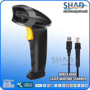 Wired Hand Laser Barcode Scanner