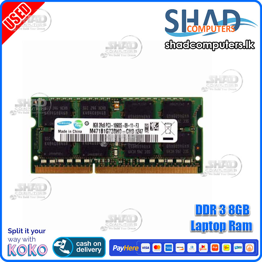 DDR 3 8GB Laptop Ram – SHAD COMPUTERS